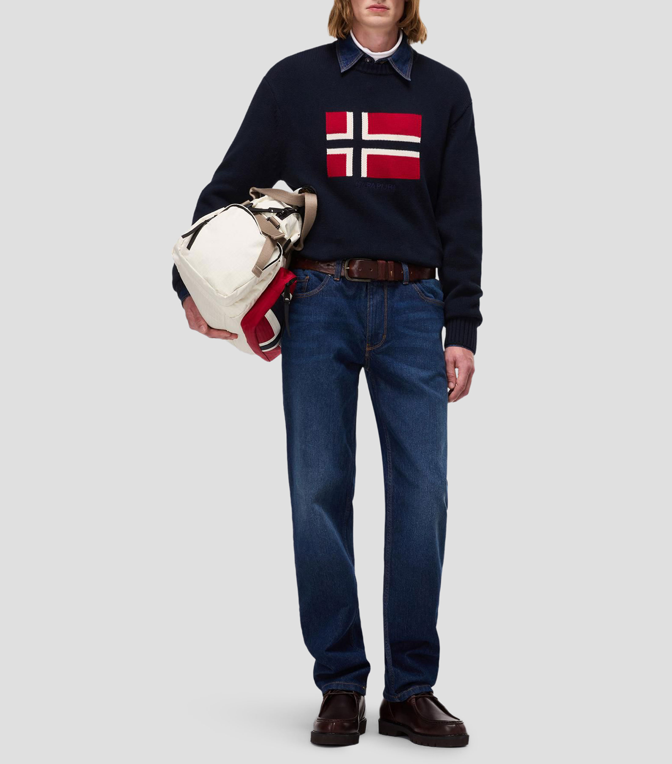 Suéter cuello redondo Mura Hombre